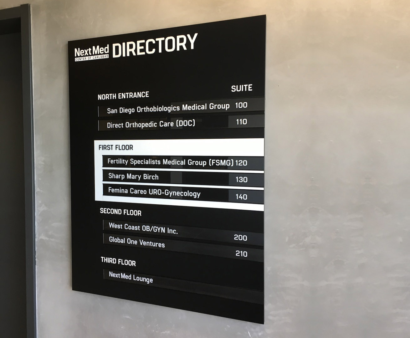 NextMed Center branded Directory