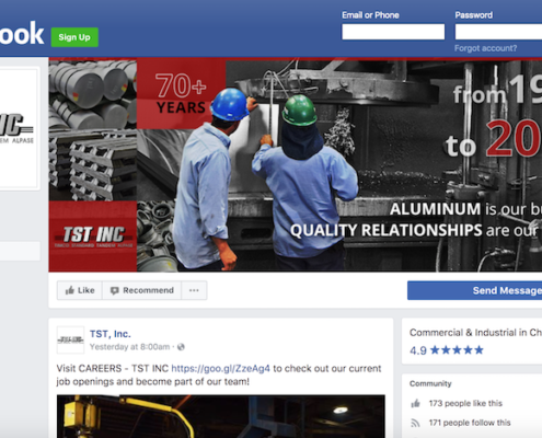 TST Inc. Facebook Page TST Inc. Facebook Page