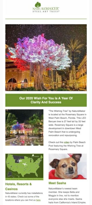 NatureMaker Newsletter Preview